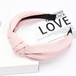 Load image into Gallery viewer, Solid Color Knot Headbands for Women Simple Fabric Girls Hairband Women Hair Accessories Wide Side Hair Band
