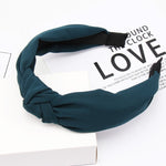 Load image into Gallery viewer, Solid Color Knot Headbands for Women Simple Fabric Girls Hairband Women Hair Accessories Wide Side Hair Band
