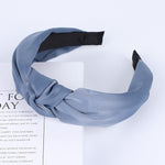 Load image into Gallery viewer, Solid Color Knot Headbands for Women Simple Fabric Girls Hairband Women Hair Accessories Wide Side Hair Band
