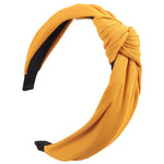Load image into Gallery viewer, Solid Color Knot Headbands for Women Simple Fabric Girls Hairband Women Hair Accessories Wide Side Hair Band
