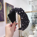 Load image into Gallery viewer, Solid Color Knot Headbands for Women Simple Fabric Girls Hairband Women Hair Accessories Wide Side Hair Band
