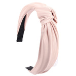 Load image into Gallery viewer, Solid Color Knot Headbands for Women Simple Fabric Girls Hairband Women Hair Accessories Wide Side Hair Band
