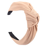 Load image into Gallery viewer, Solid Color Knot Headbands for Women Simple Fabric Girls Hairband Women Hair Accessories Wide Side Hair Band
