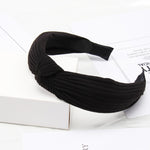 Load image into Gallery viewer, Solid Color Knot Headbands for Women Simple Fabric Girls Hairband Women Hair Accessories Wide Side Hair Band
