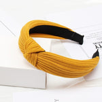 Load image into Gallery viewer, Solid Color Knot Headbands for Women Simple Fabric Girls Hairband Women Hair Accessories Wide Side Hair Band
