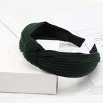 Load image into Gallery viewer, Solid Color Knot Headbands for Women Simple Fabric Girls Hairband Women Hair Accessories Wide Side Hair Band
