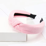 Load image into Gallery viewer, Solid Color Knot Headbands for Women Simple Fabric Girls Hairband Women Hair Accessories Wide Side Hair Band
