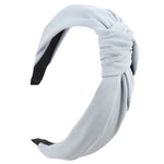Load image into Gallery viewer, Solid Color Knot Headbands for Women Simple Fabric Girls Hairband Women Hair Accessories Wide Side Hair Band
