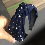 Load image into Gallery viewer, Solid Color Knot Headbands for Women Simple Fabric Girls Hairband Women Hair Accessories Wide Side Hair Band
