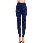Load image into Gallery viewer, High Waist Imitation Jean Leggings Slim Elastic Seamless Plus Size 3XL Skinny Pencil Pant Female Pocket Workout Running Leggings
