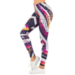 Load image into Gallery viewer, Brand Sexy Women Legging leaf Printing Fitness leggins Fashion Slim legins High Waist Leggings Woman Pants
