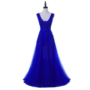 FADISTEE Vestido De Festa Sweet pink Lace V-neck Long Evening Dress Bride Party Sexy Backless beads pearls Prom Dresses lace-up