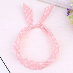 Retro Print Turban Headband Elastic Hairband Hair Accessories For Girls No Slip Stay On Knotted Head Band Hair Band for Women