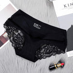 Load image into Gallery viewer, Hot Sale 3pcs/lot Women Lace side Panties Seamless Breathable Hollow Briefs Solid Color Nylon Low Rise Lingerie Sexy Underwear
