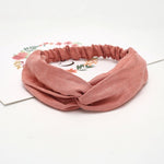 Load image into Gallery viewer, Women Headband Cross Top Knot Elastic Hair Bands Soft Solid Color Girls Hairband Hair Accessories Twisted Knotted Headwrap
