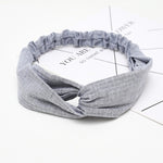 Load image into Gallery viewer, Women Headband Cross Top Knot Elastic Hair Bands Soft Solid Color Girls Hairband Hair Accessories Twisted Knotted Headwrap
