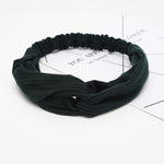 Load image into Gallery viewer, Women Headband Cross Top Knot Elastic Hair Bands Soft Solid Color Girls Hairband Hair Accessories Twisted Knotted Headwrap
