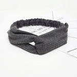 Load image into Gallery viewer, Women Headband Cross Top Knot Elastic Hair Bands Soft Solid Color Girls Hairband Hair Accessories Twisted Knotted Headwrap
