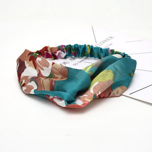 Women Headband Cross Top Knot Elastic Hair Bands Soft Solid Color Girls Hairband Hair Accessories Twisted Knotted Headwrap