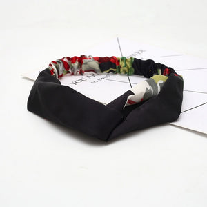 Women Headband Cross Top Knot Elastic Hair Bands Soft Solid Color Girls Hairband Hair Accessories Twisted Knotted Headwrap