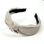 Load image into Gallery viewer, Solid Color Knot Headbands for Women Simple Fabric Girls Hairband Women Hair Accessories Wide Side Hair Band
